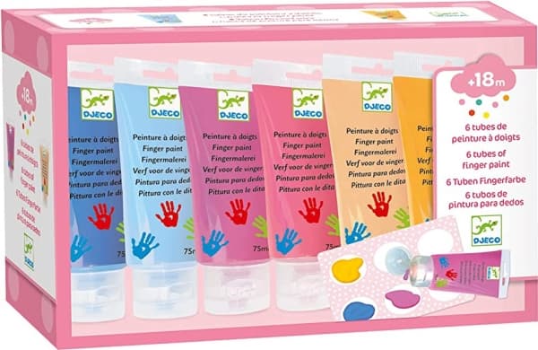 DJECO DJ09000, Blå, Rosa, Gult, 75 ml