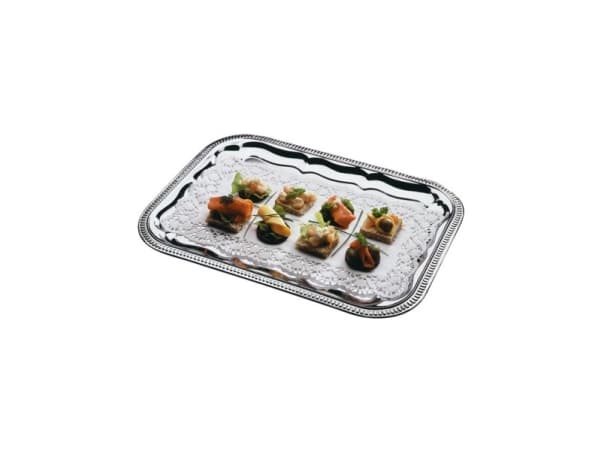 Serveringsfad 31x41 cm Rektangulær Sølvblik,stk