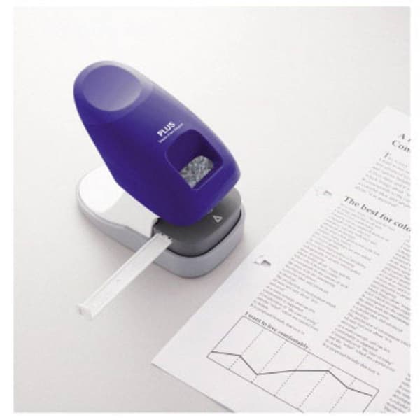Plus Japan 31260 Häftapparat Blå Inskrivningsansträngning: 10 s. (80 g/m²)