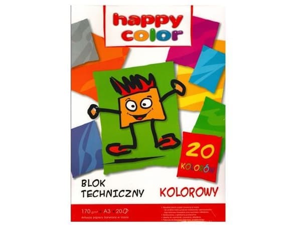 Happy Color Technical Block A3 20k väri 170g