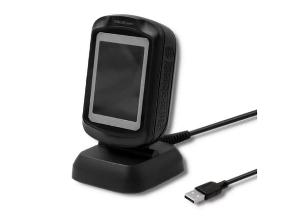 Qoltec - Streckkodsskanner - desktop - 2D-imager - 300 skanning/sek - avkodad - USB