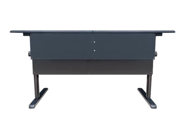 Thermaltake Level 20 GT Battlestation - Skrivbord för sittande/stående - rektangulär - svart - svart bas