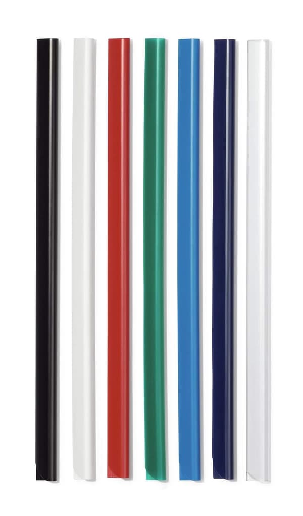 Klemrygge A4 transparent 6 mm til 60 ark - (50 stk.)