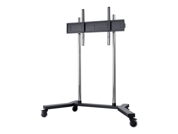 EDBAK TR18 - Vagn - för platt panel - vagn - svart - skärmstorlek: 60"-98" Svart