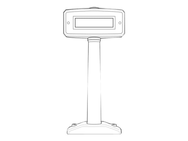 Zebra - Stregkodescanner-fjerndisplay - Zebra MP6000 Long, MP6000 Medium, MP6000 Short, MP7000, MP6000 Long, MP6000 Medium, MP6000 Short