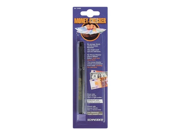 Schneider Maxx 249 Money Checker - Pengedektektorpenn - hvit