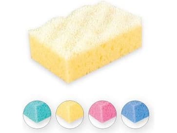 TOP CHOICE bath sponge S rectangle /4 colors/