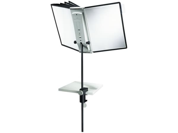 Durable Sherpa desk clamp 10 complete, Bord, Poträtt, A4, Blandade färger, Svart, Polypropylen