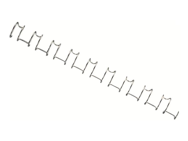 GBC MultiBind - 12 mm - 21 ringer - A4 (210 x 297 mm) - 130 ark - sølv - 100 stk bindestreng - for P/N: IB271212, IB271250