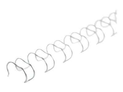 GBC MultiBind - 12 mm - 21 ringer - A4 (210 x 297 mm) - 130 ark - sølv - 100 stk bindestreng - for P/N: IB271212, IB271250