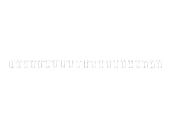 GBC MultiBind - 12 mm - 21 ringar - A4 (210 x 297 mm) - 85 ark - vit - 100 stk bindningstråd - för P/N: IB271212, IB271250