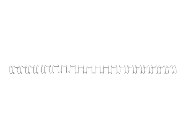 GBC MultiBind - 14 mm - 21 ringer - A4 (210 x 297 mm) - 130 ark - sølv - 100 stk bindestreng - for P/N: IB271212, IB271250