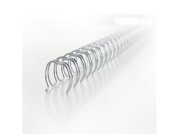 GBC WireBind - 8 mm - 24 ringer - A5 (148 x 210 mm) - 45 ark - hvit - 250 stk bindestreng