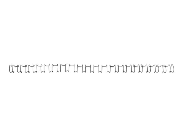 GBC WIREBIND 21LOOP A4 8MM BLACK (100), Musta, 8 mm, 187 mm, 91 mm