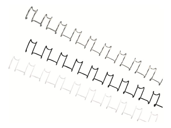 GBC WIREBIND 21LOOP A4 8MM BLACK (100), Musta, 8 mm, 187 mm, 91 mm