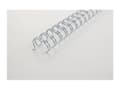 Miniatyrbild 3 av 5: GBC WireBind - 14 mm - 34 ringar - A4 (210 x 297 mm) - 125 ark - silver - 250 stk bindningstråd