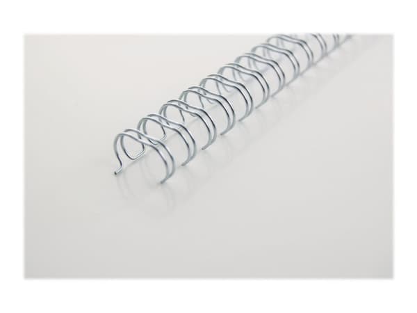 GBC WireBind - 14 mm - 34 ringar - A4 (210 x 297 mm) - 125 ark - silver - 250 stk bindningstråd