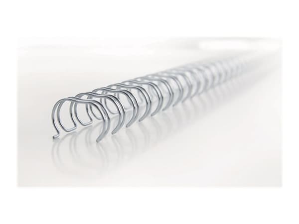 GBC WireBind - 14 mm - 34 ringar - A4 (210 x 297 mm) - 125 ark - silver - 250 stk bindningstråd