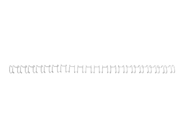 GBC MultiBind - 10 mm - 21 ringer - A4 (210 x 297 mm) - 85 ark - sølv - 100 stk bindestreng - for P/N: IB271212, IB271250