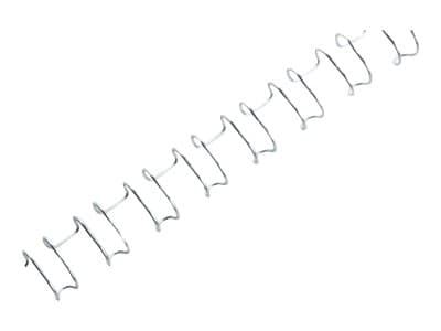 GBC MultiBind - 10 mm - 21 ringer - A4 (210 x 297 mm) - 85 ark - sølv - 100 stk bindestreng - for P/N: IB271212, IB271250