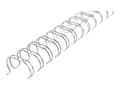 Miniatyrbilde 2 av 5: GBC WireBind - 11 mm - 34 ringer - A4 (210 x 297 mm) - 100 ark - hvit - 250 stk bindestreng
