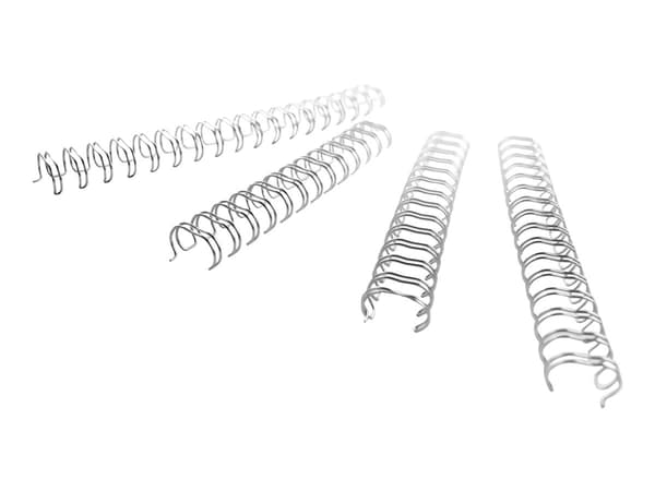 GBC WireBind - 11 mm - 34 ringer - A4 (210 x 297 mm) - 100 ark - hvit - 250 stk bindestreng