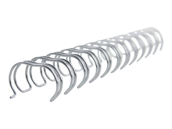 GBC WireBind - 14 mm - 34 ringar - A4 (210 x 297 mm) - 125 ark - silver - 100 stk bindningstråd - för WireBind W20, W25E; Rexel WB606