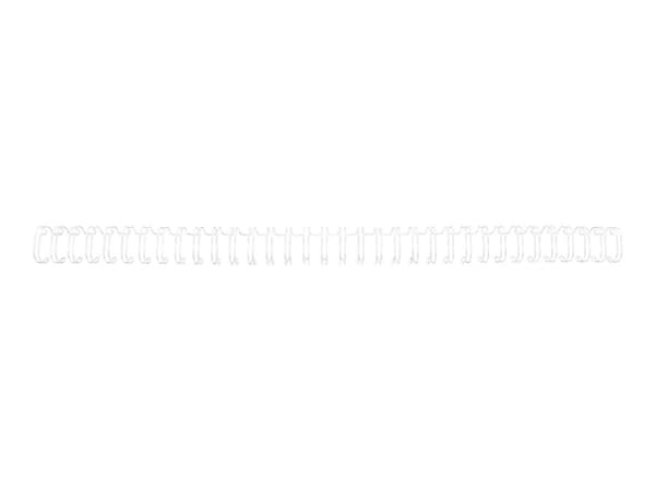 GBC WireBind - 12.5 mm - 34 ringer - A4 (210 x 297 mm) - 95 ark - hvit - 250 stk bindestreng