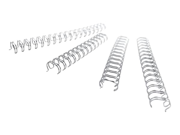 GBC WireBind - 12 mm - 34 ringer - A4 (210 x 297 mm) - 115 ark - sølv - 250 stk bindestreng
