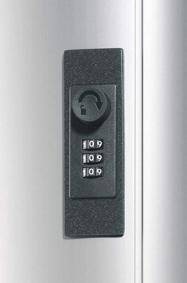 Durable KEY BOX CODE 54, Hopea, 54 koukku(a), Yhdistelmälukko, 302 x 118 x 280 mm