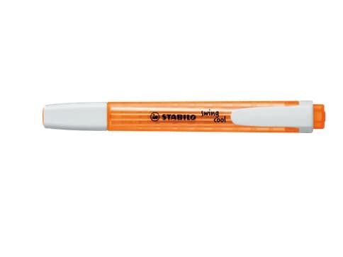 STABILO swing cool Pastel, 1 stykker, Oransje, Meisel tupp, Oransje, Hvit, Plast, 1 mm
