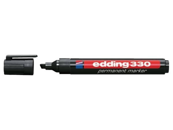 edding 330 - Markering - permanent - svart - 1-5 mm