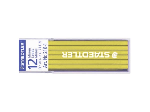 Staedtler Lumocolor 218, Gult, 3 mm, 70 mm, 12 stykker