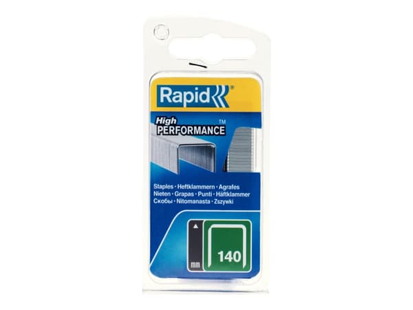 Rapid - Stifter - No. 140 - 6 mm - galvanisert metall - pakke av 970