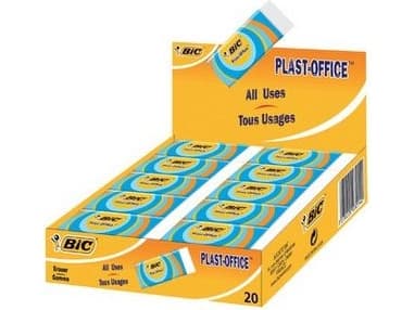 Plastoffice eraser p20. BIC