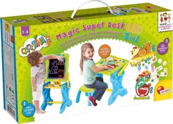 Lisciani Magic desk + board 3in1 72415 CAROTINA
