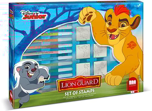Multiprint Lion Guard, Children''s stamp set, 3 vuosi/vuosia, Myrkytön, Monivärinen