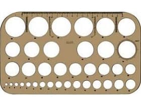 Koh-I-Noor Wheel template Z-37
