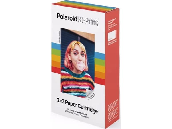 Polaroid - 54 x 86 mm 20 ark fotopapper - för Polaroid Hi-Print 2x3