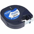 Miniatyrbild 1 av 2: Dymo plasttejp - B: 12 mm - 4 m - Vit