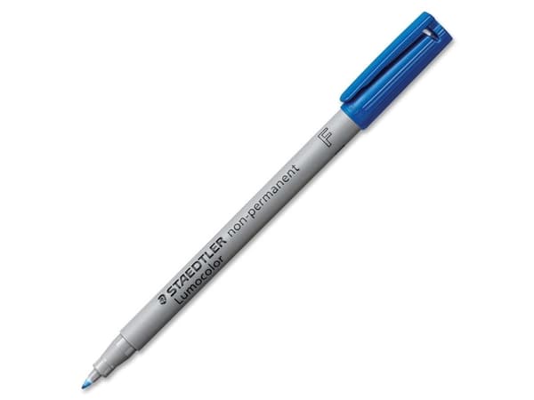 STAEDTLER Lumocolor 316 - Markør - ikke-permanent - blå - vannbasert blekk - 0.6 mm - fin