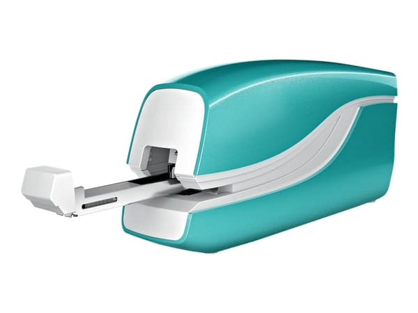 Leitz WOW NeXXt - Elektrisk stiftemaskin - 10 ark / 1 mm - No.10 - isblå