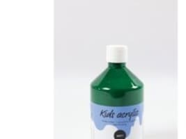Akrylmaling A-Color 02 - mat, mørkegrøn, 500 ml