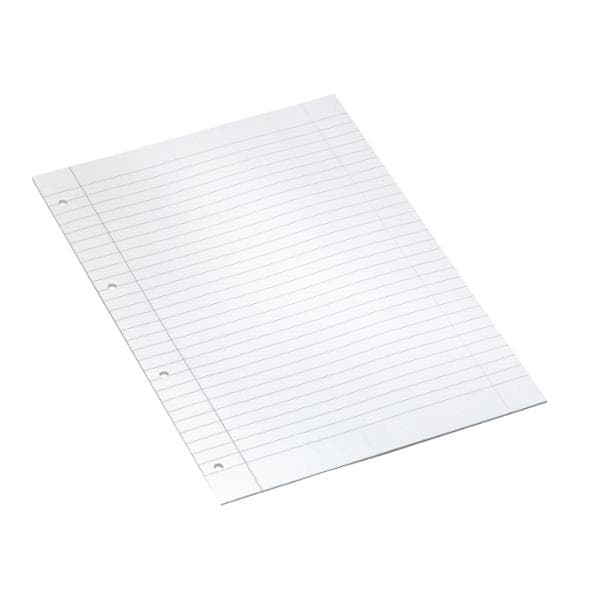 Arbetsblad A4 linjerade 80g (förpackning med 500 ark)