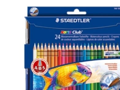 STAEDTLER Noris Club aquarell - Fargeblyant - assorterte farger (en pakke 24)
