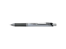 Pentel ENER Gize, Svart, Metall, Plastikk, Gummi, Svart, HB, 0,5 mm, Rund