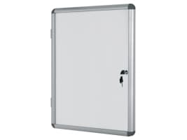 Opslagsskab glasskab Bi-Office med whiteboard til 9 x A4 ark