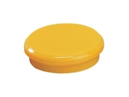 Dahle 95524, Whiteboard-magnet, Gult, 24 mm, 24 mm, 7 mm, 10 stykker