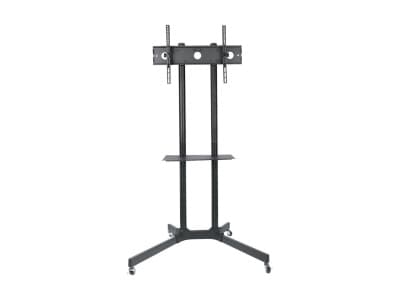 ART S-08A - Vagn - för platt panel - metall - pulverlackerad svart - skärmstorlek: 30"-65"