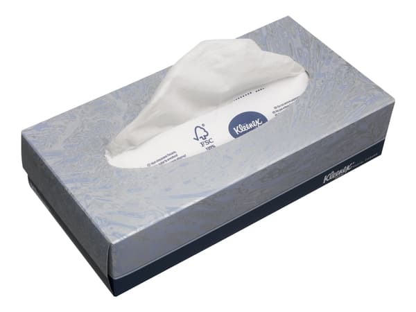 Kleenex Standard - Renseservietter - 10 ark - hvit (en pakke 21)